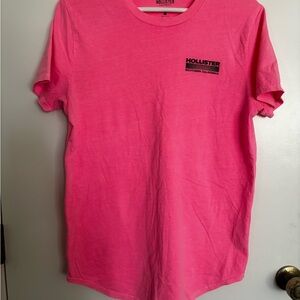 Hollister Vibrant Pink Crewneck Tee